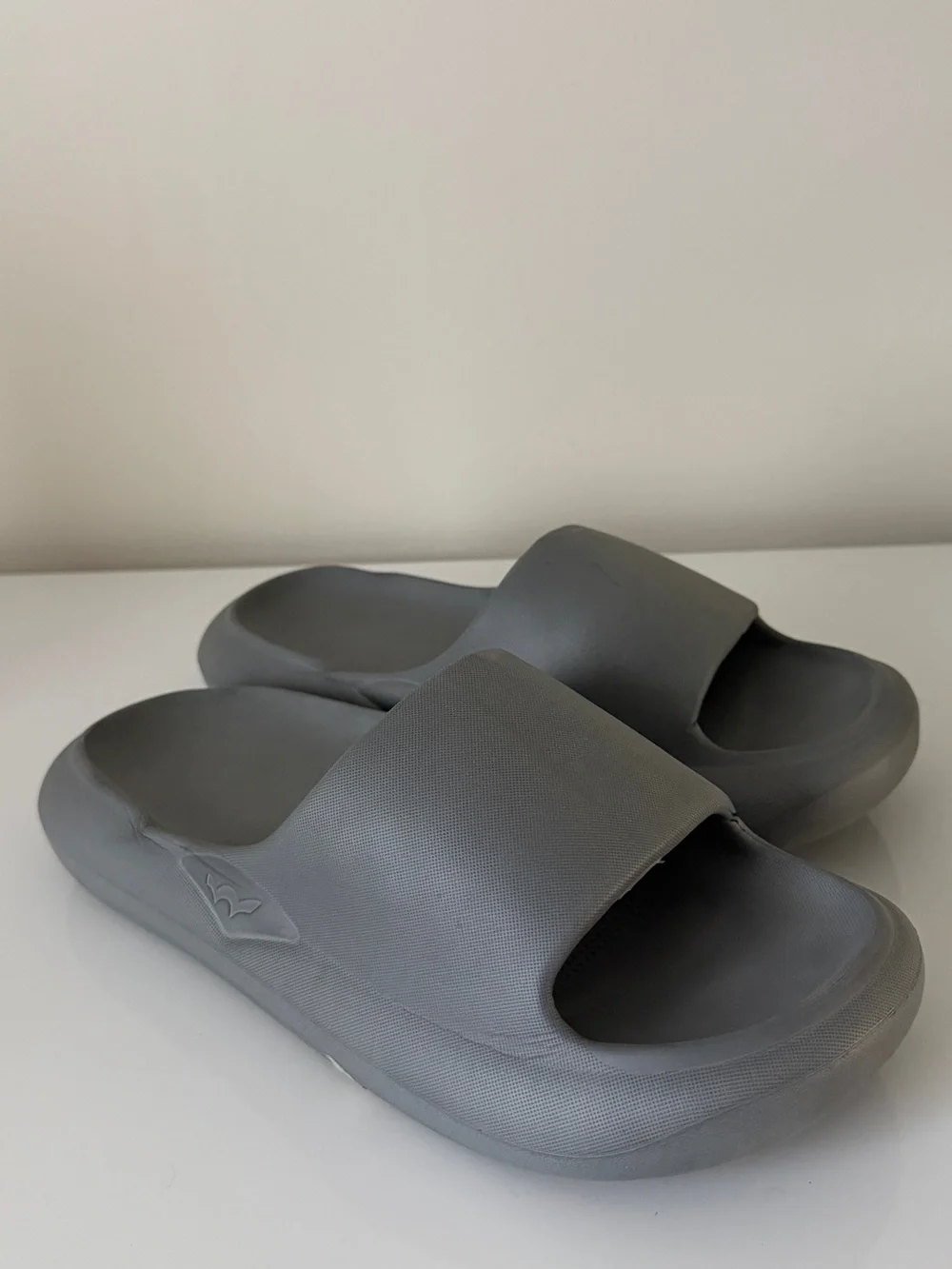 Men's Gray Slide Sandals - Comfort Slides